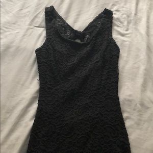 Black laced dress